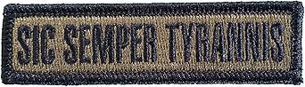 Gadsden and Culpeper Tactical Sic Semper Tyrannis Subdued Patch