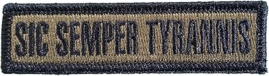 Gadsden and Culpeper Tactical Sic Semper Tyrannis Subdued Patch