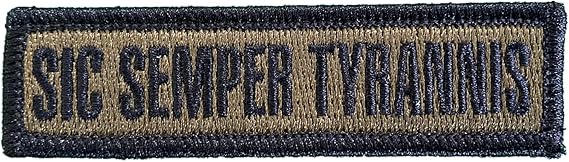 Gadsden and Culpeper Tactical Sic Semper Tyrannis Subdued Patch