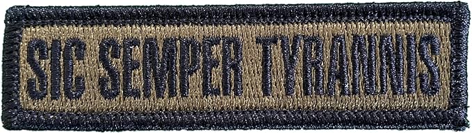 Gadsden and Culpeper Tactical Sic Semper Tyrannis Subdued Patch