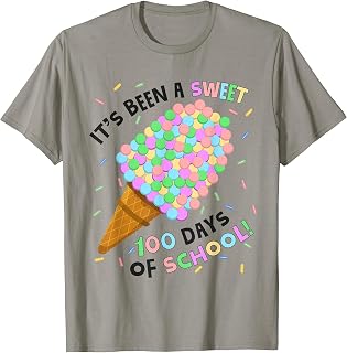 Its Been A Sweet 100 Days Of School Ice Cream 100th Day Kids T-Shirt
