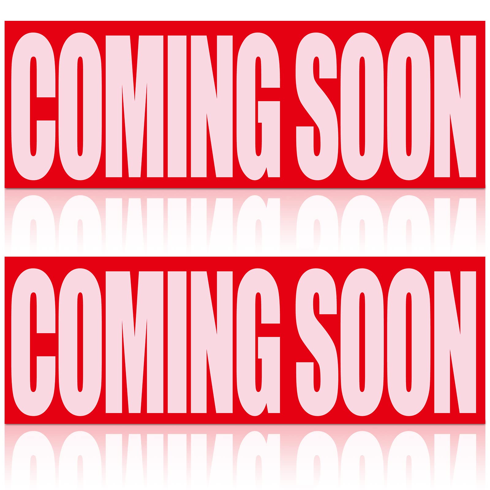 Coming Soon Sign Rider Reusable Magnetic Real Estate 11.81 x 3.94 Inch 2 Pcs