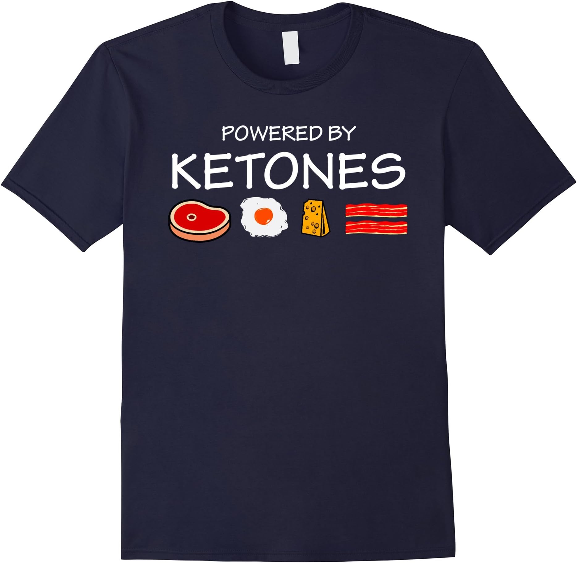 Powered by Ketones T-Shirt Male XL Navy