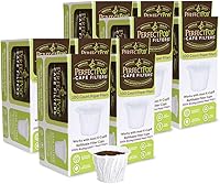 Vista 8 de Perfect Pod - Forros de papel reutilizables para cápsulas de café K Cup, se adapta a todas las marcas, compatible con todas las cápsulas