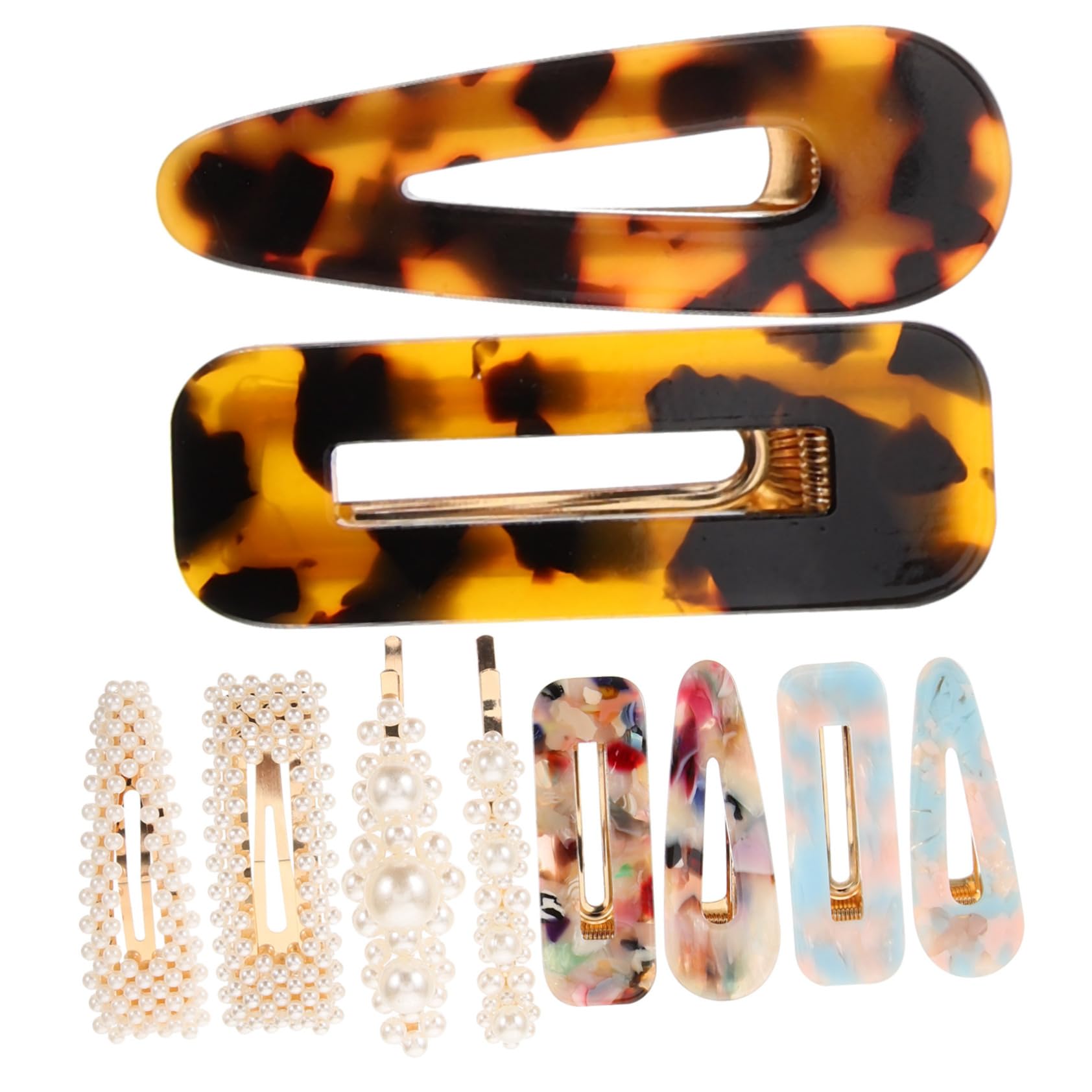 30pièces Barrettes Marbre Accessoires De Cheveux Pour Femmes Et Filles Design Creux Élégant Pour Les Styles De Coiffure