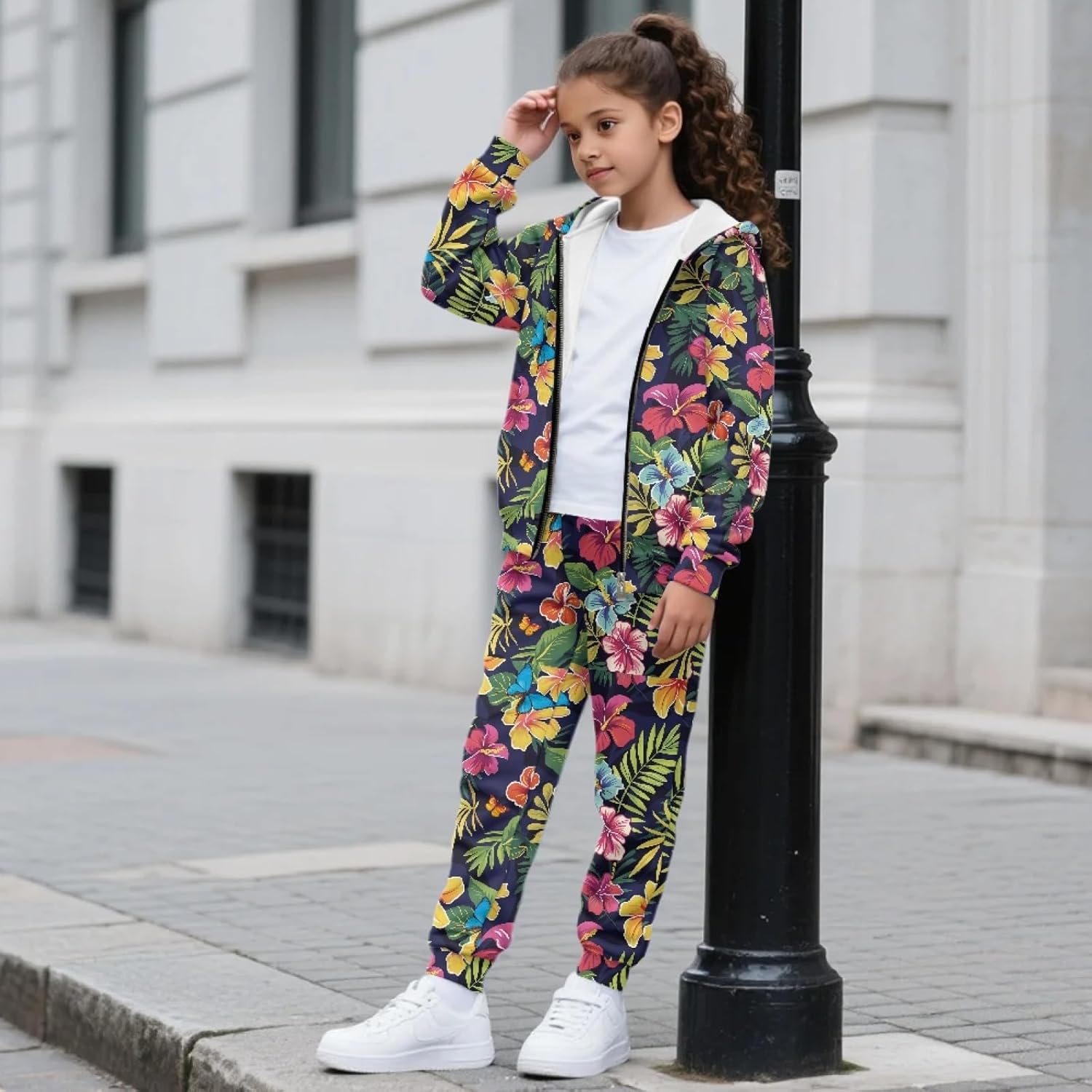 HUIACONG Children Sweatsuits for Girls Boys Tracksuits Children Sweat Suit