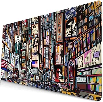 Amazon Co Jp マウスパッド Lサイズ ニューヨーク市の街のイラスト タイムズスクエア ベクターイラスト ノンスリップ マウスパッド コンピュータ Pc 15 8x29 5インチ パソコン 周辺機器 Amazon Co Jp マウスパッド Lサイズ ニューヨーク市の街のイラスト タイムズスクエア ベクターイラスト ノンスリップ マウスパッド コンピュータ Pc 15 8x29 5インチ パソコン 周辺機器