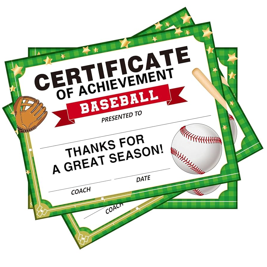 amazon-com-30-baseball-achievement-award-certificates-for-kids-baseball-certificates-paper-game-achievement-certificates-for-kids-preschool-kindergarten-schools-baseball-certificate-office-products for Free Printable Baseball Award Certificates Amazon.com : 30 Baseball Achievement Award Certificates for Kids Baseball Certificates Paper Game Achievement Certificates for Kids Preschool Kindergarten Schools(Baseball Certificate) : Office Products for Free Printable Baseball Award Certificates