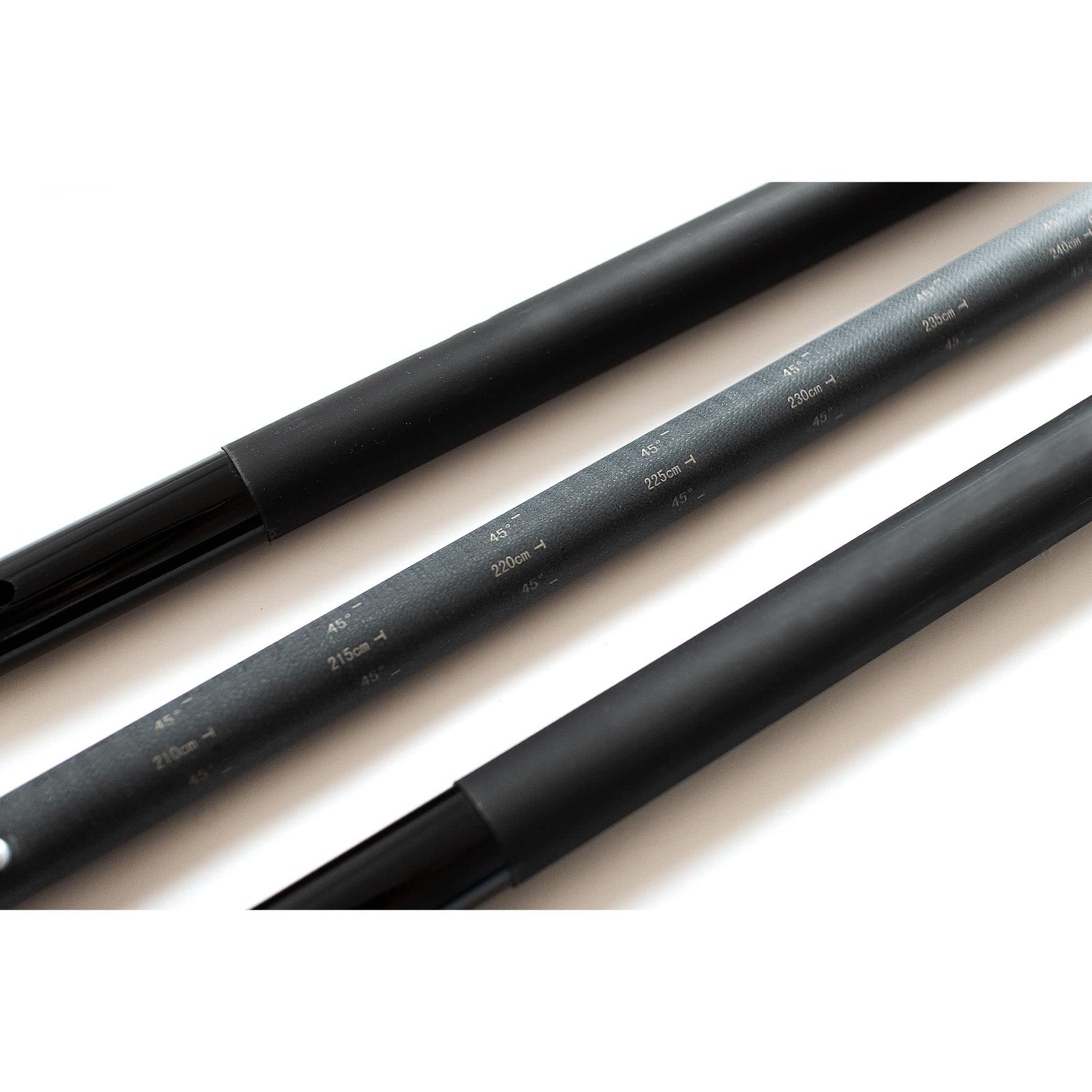 SPINERA Kajak Paddel Performance Fiberglas – Touring Allrounder Paddle, 240cm, 5-teilig & verstellbar – schwimmfähig, leicht & kompakt – mit PP+40% FG Blatt für Kajak, Sup & Freizeit