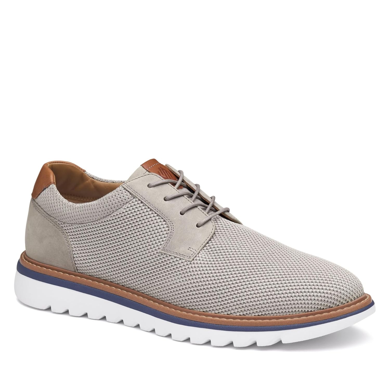 Johnston Murphy Mens Braydon Knit Plain Toe Dress Casual Shoe