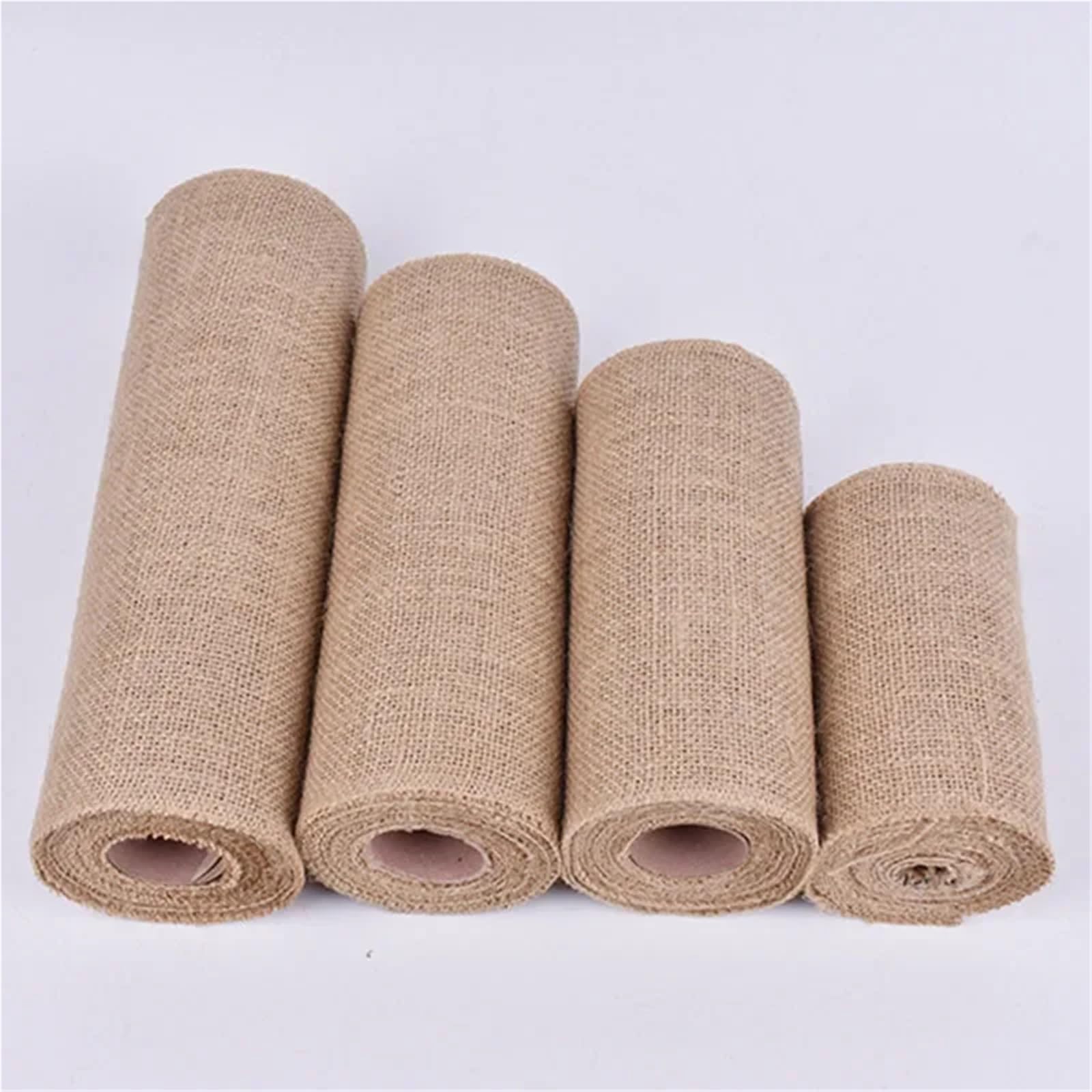 Juteband 10 Meter 20 cm natürliche Jute-Sackleinen-Sackleinenbandrollen Vintage rustikale Hochzeitsdekoration Dekor