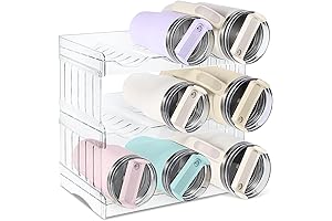 Stackable Water Bottle Organizer Holder, Works with Stanley/Simple Modern 40 Oz Tumblers