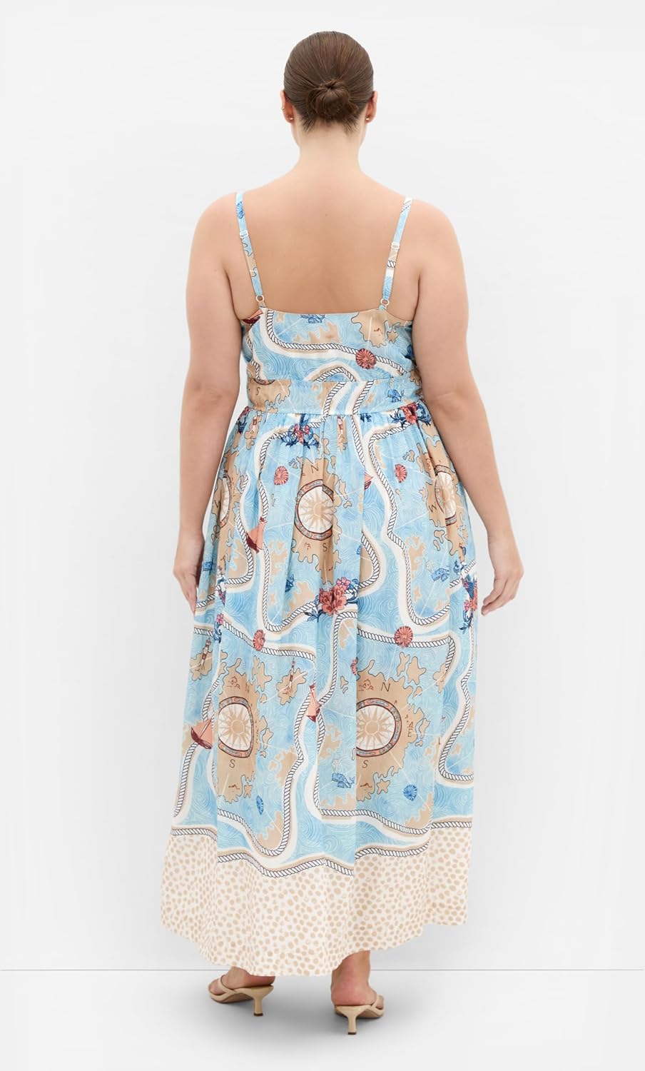 City Chic Plus Size Dress - Voyage Print Maxi