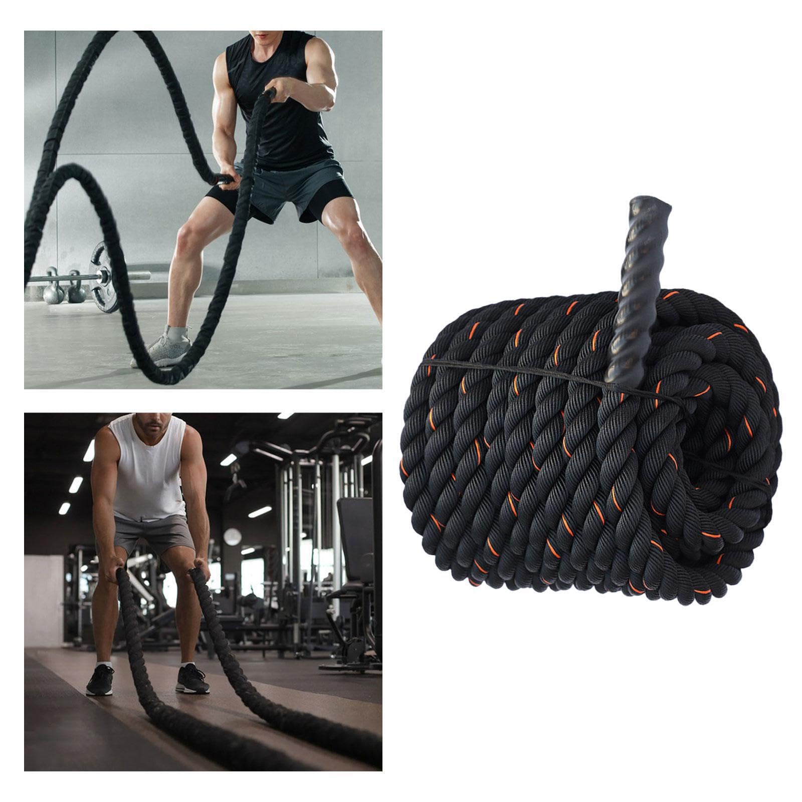 Corde à Sauter lestée, équipement de Musculation Polyvalent offrant Un Soutien Robuste pour Les entraînements en intérieur et en extérieur.