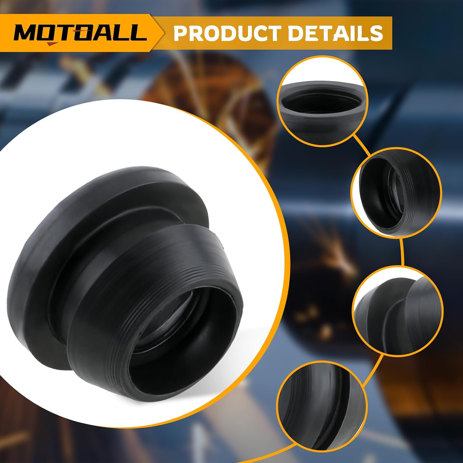 MOTOALL Transfer Case Shift Linkage Bushing for Wrangler TJ YJ Comanche MJ Cherokee XJ ZJ, 2PCS