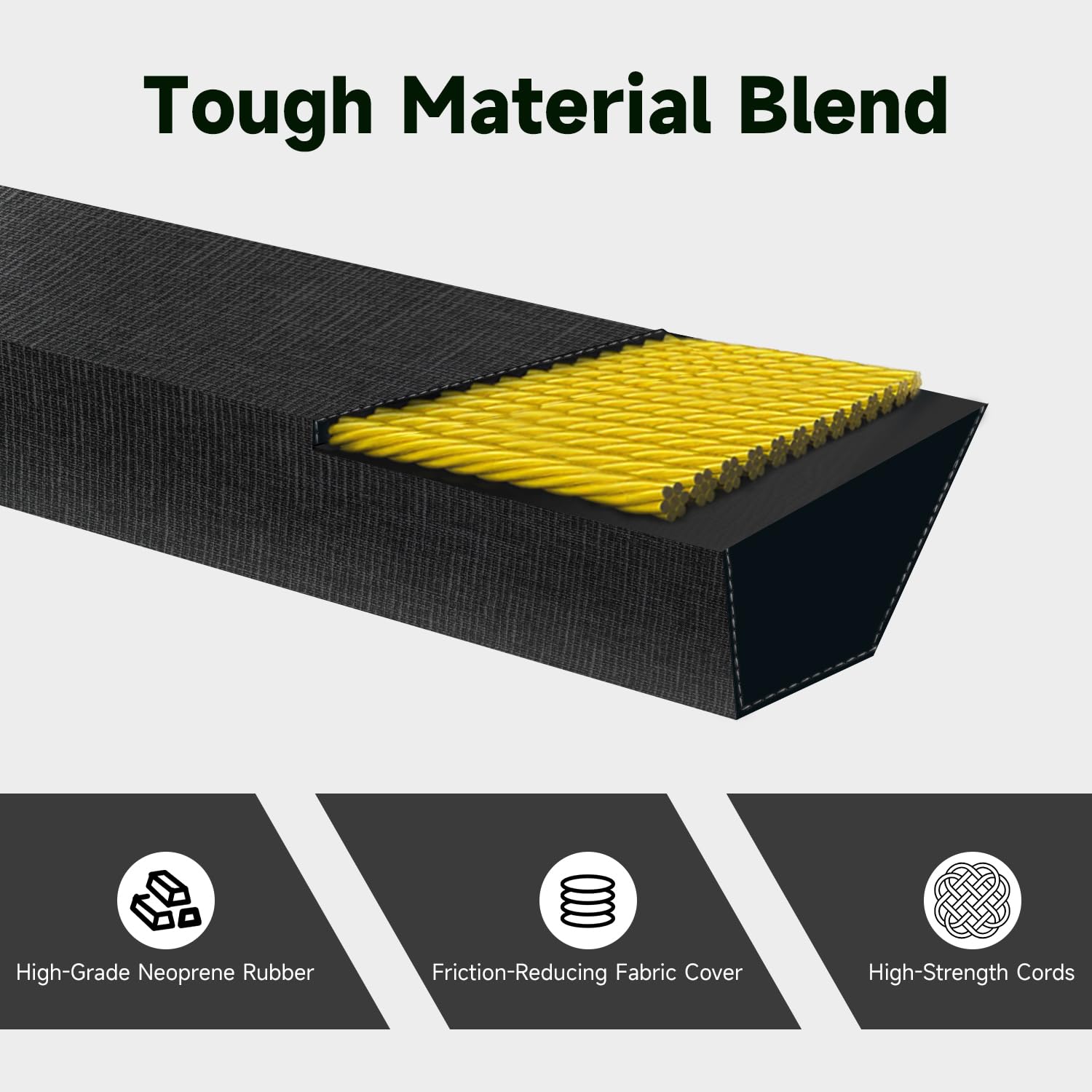 Cinghia di trasmissione trapezoidale per tosaerba compatibile con Ariens Ikon 52 Ikon Onyx 52 Ikon Select 52 Gravely ZTX 52 ZT XL 52 Zero Turn Rasaerba Ricambio #: 07200921