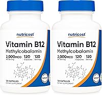 Vista 11 de Vitamina B12, 0.00007 oz, 240 cápsulas, Nutricost