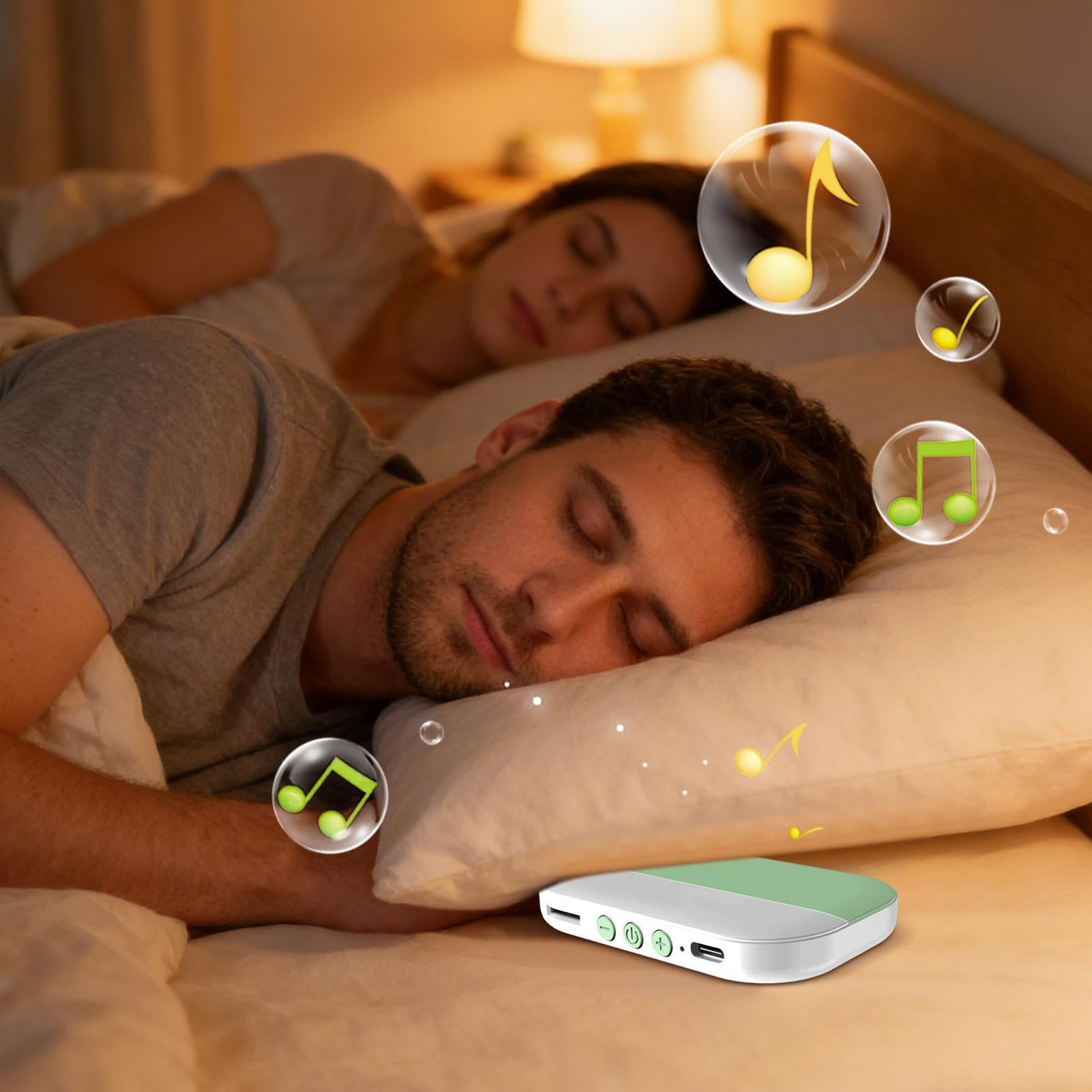 Altavoces de Almohada para Dormir Auriculares Inalámbricos | Altavoces de Almohada Ultrafinos para Dormir para Cama, Dormitorio, Mesilla, Hogar, Hotel, Camping, Viajeros, Profesionales