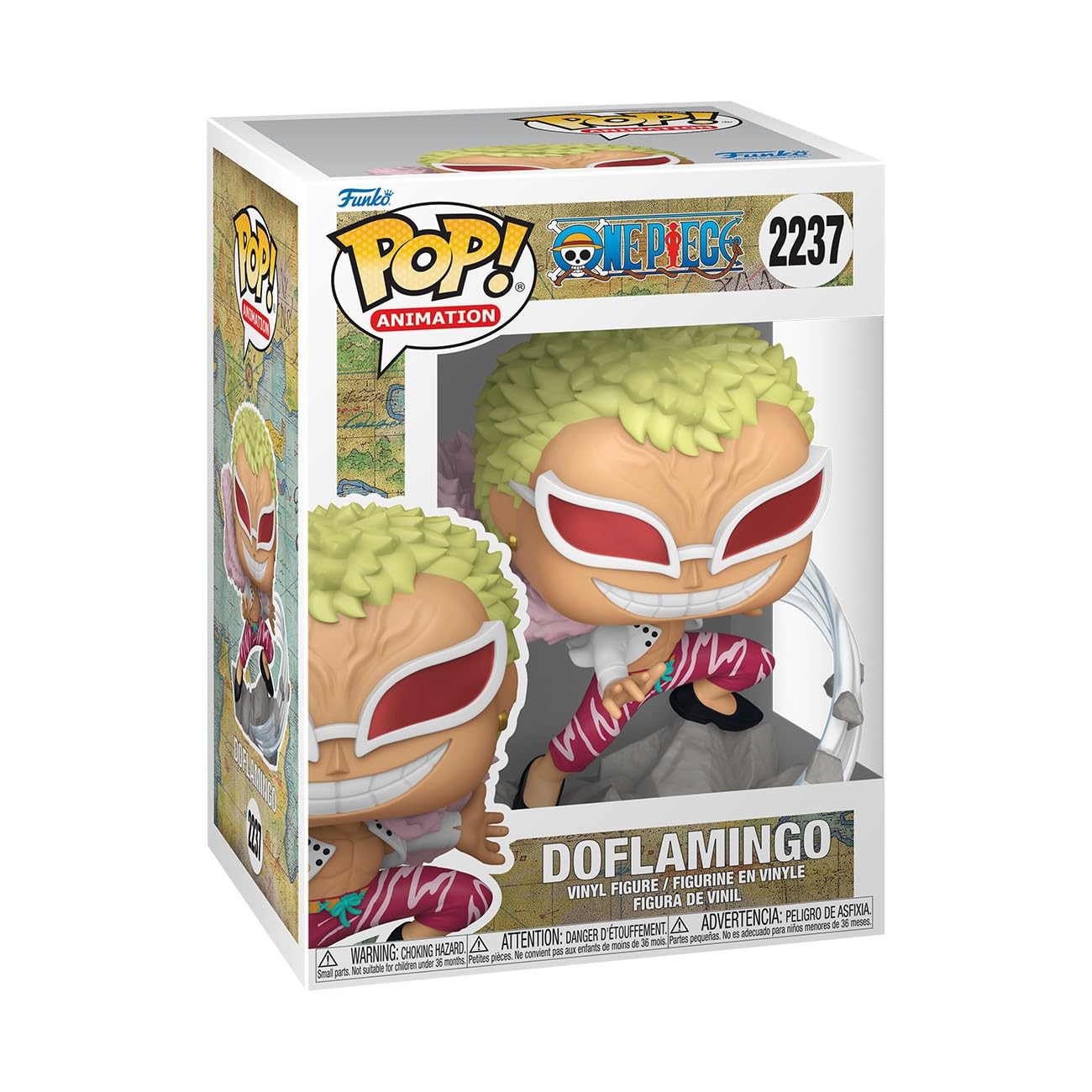 Funko Pop! Animation: One Piece - Doflamingo - Figura de Vinilo Coleccionable - Idea de Regalo - Mercancía Oficial - Juguetes para niños y Adultos - Figura Modelo para coleccionistas y exhibición