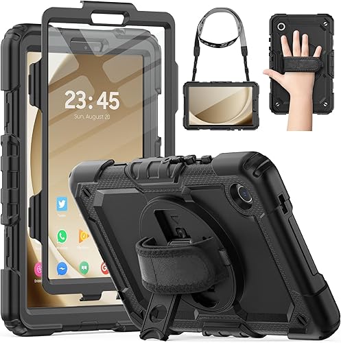 Miniatura 81 de HXCASEAC Funda para Samsung Galaxy Tab S6 Lite de 10,4 pulgadas, protectora con protector de pantalla/correa de mano/soporte para bolígrafo S, a