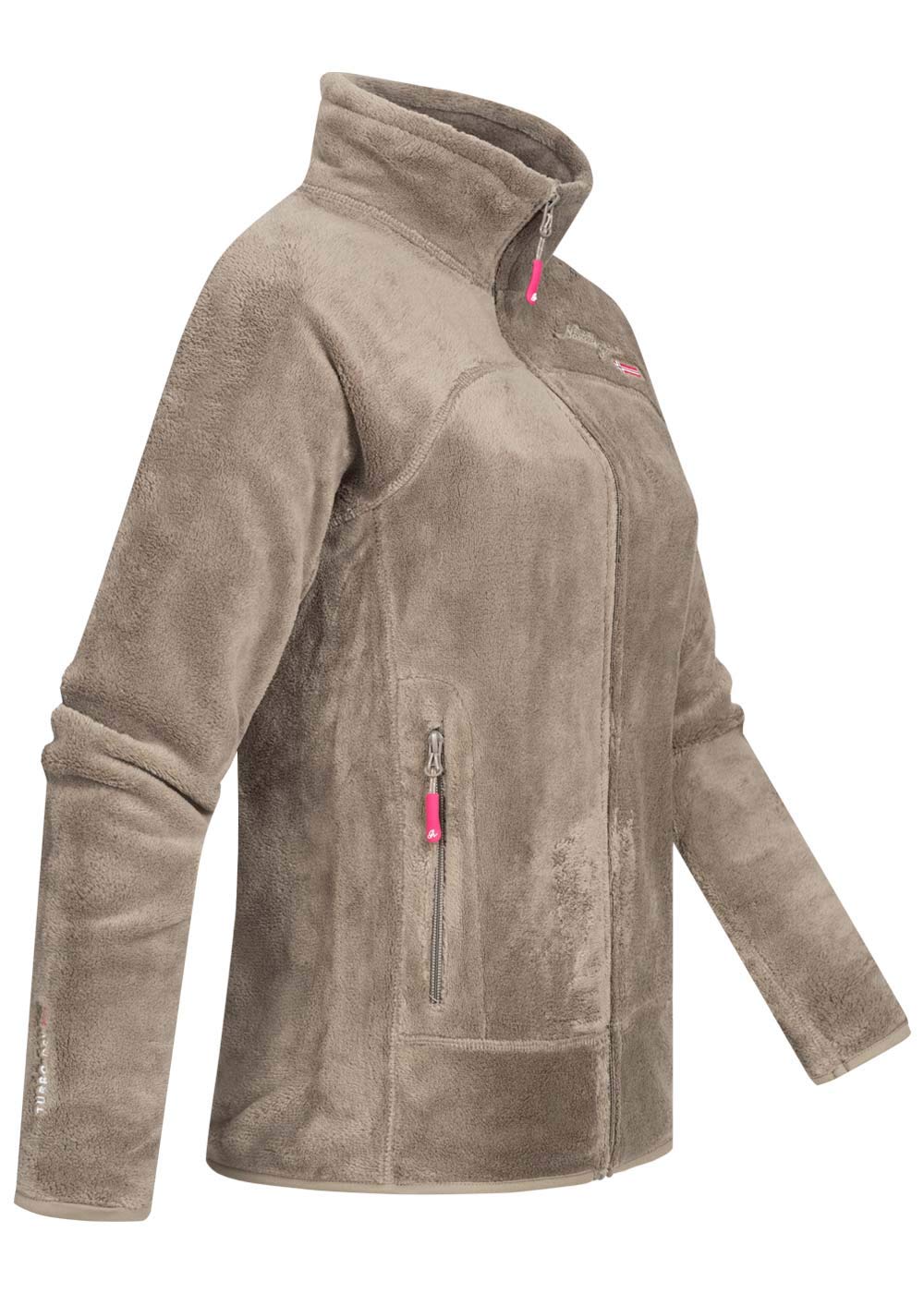 Geographical Norway Upaline Lady - Chaqueta Forro Polar Mujer Cremallera Otoño Invierno Primavera Ciente - Suéter Mujeres De Manga Larga De Piel Suave Aire Libre