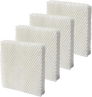 4 Pack HFT600 Filter T Humidifier Wicking Replacement for Honeywell THEV615 HEV620 Series Replacement Parts HFT600T HFT600PDQ