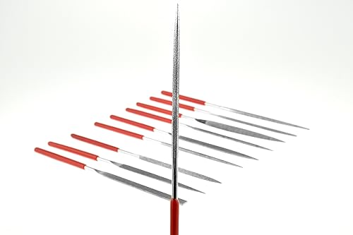 Miniatura 3 de SE Juego de limas de agujas de diamante de 10 piezas con grano 150 - 744DF-R