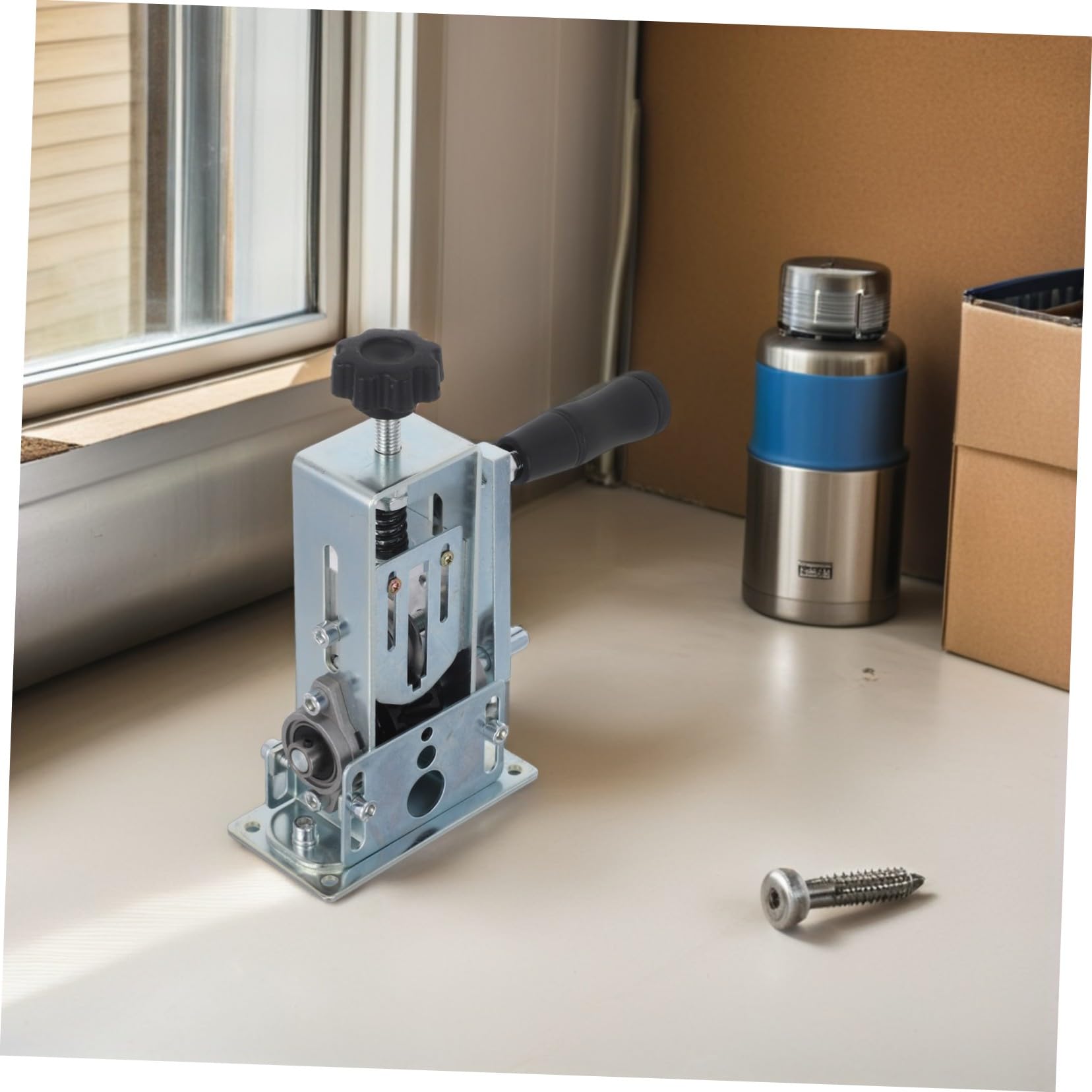 POPETPOP Máquina Manual Pelacables con Manivela Pelador de Cables Portátil para Electricistas Herramienta Multifunción para Pelar Cables de Ligera y Compacta para Reciclaje y Uso