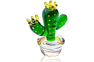 QFkris Mini Cactus Art Glass Carb Cap for Banger 14mm