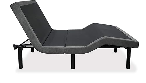 Miniatura 6 de iDealBed 5i - Base de cama ajustable personalizada, soporte de pared, masaje, gravedad cero, cargador USB doble, comodidad de un solo toque, memoria