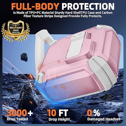 Miniatura 5 de Inesore Funda compatible con AirPods 4 con soporte para teléfono y kit de limpieza, compatible con MagSafe, bloqueo automático magnético para