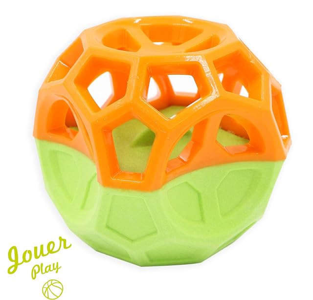 Foto 2 de 5 de Aime Espace - Juguete de Silicona para Perro, 2 Materiales, con Sonido Integrado, diámetro de 9 cm
