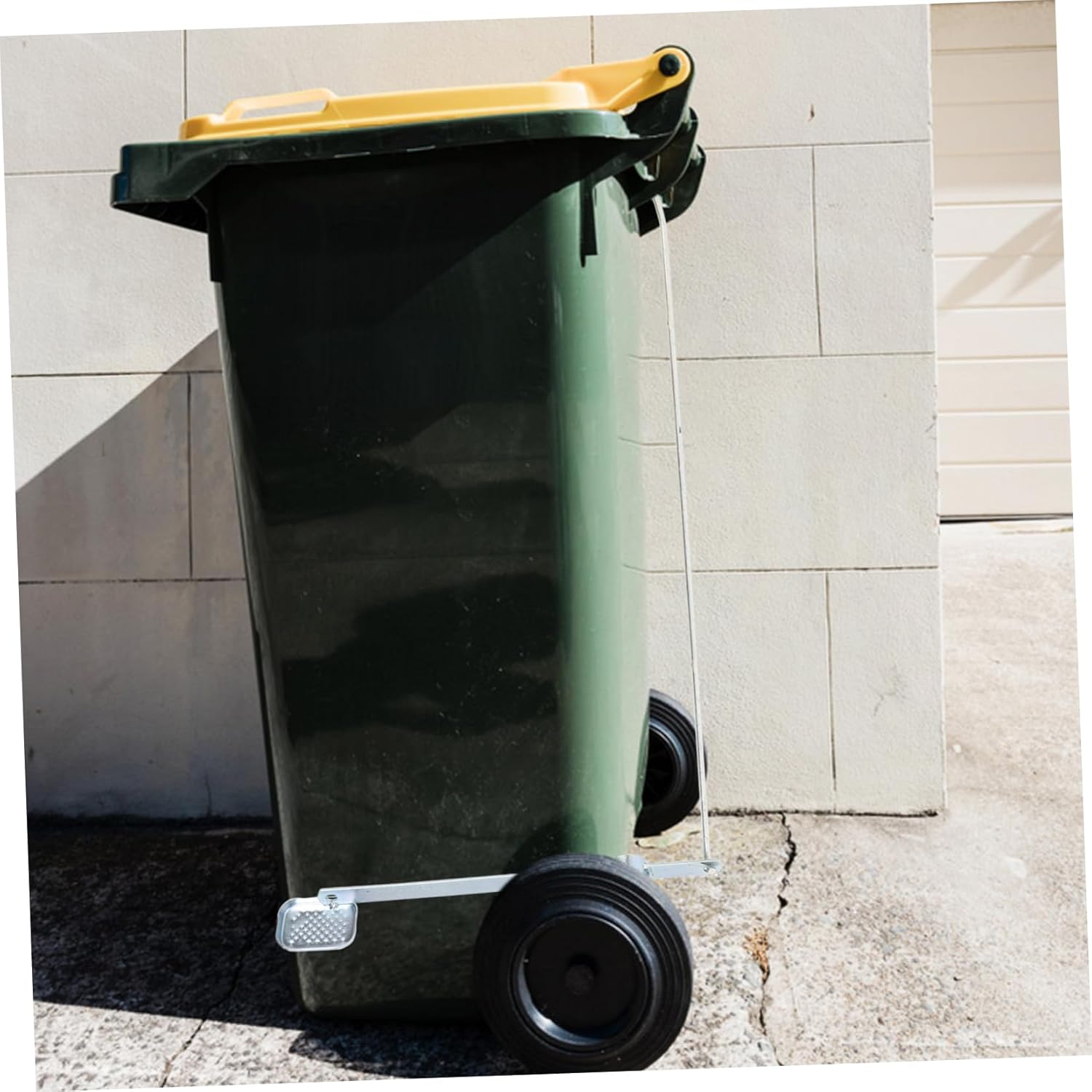 Garbage Bin Pedal for Trash Can Outdoor Trashcan Lid Metal Foot Pedal Easy Clean