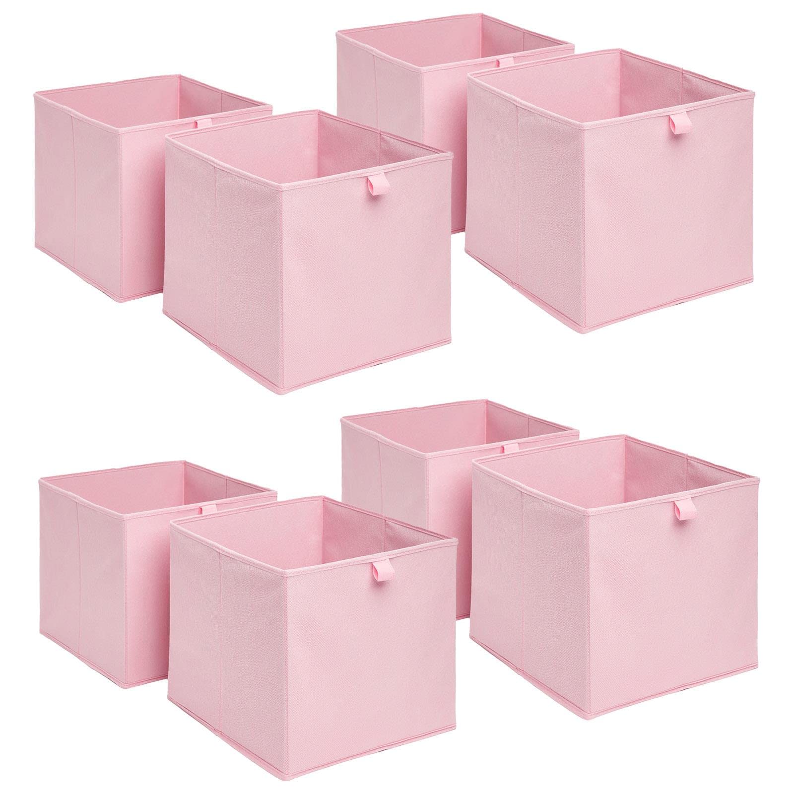 OHS Pack Of 8 Folding Storage Organiser Cube Home Laundry Box from B&Q