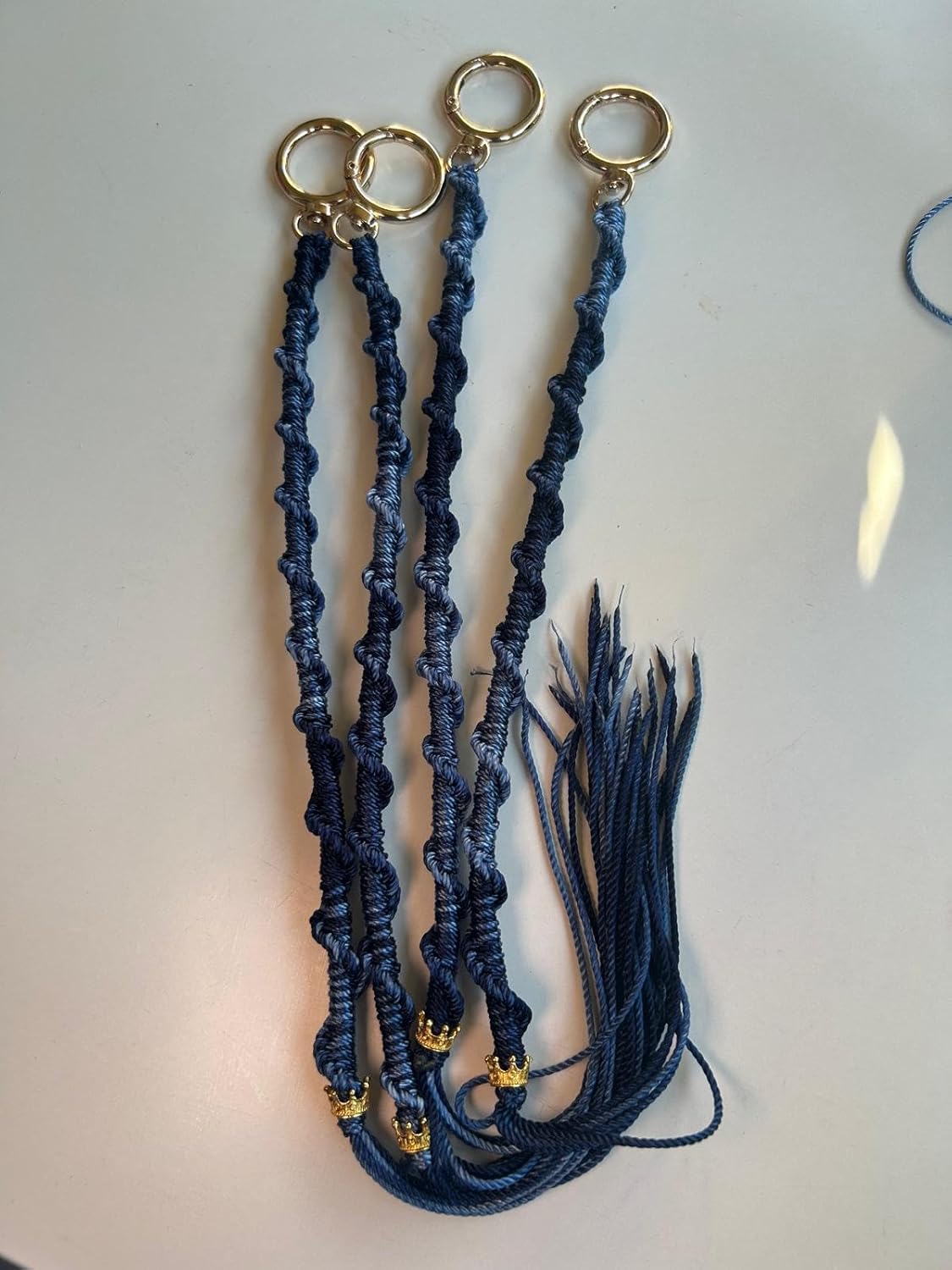Tassels/Tzitzit knots/Blue and white fringes/Religious Accessories/Traditional Garments/Handcrafted/Israel fringe/Hebrew man’s appeal/wools tzitzit/Torah attire/Tzitzit (Blue Hues)