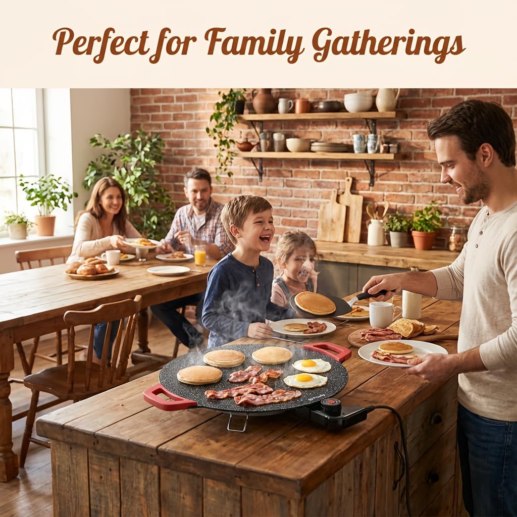 Premium Non-Stick Grill Pan & Silicone Tool Gift Bundle – Everything for Perfect Indoor BBQ & Holiday Meals