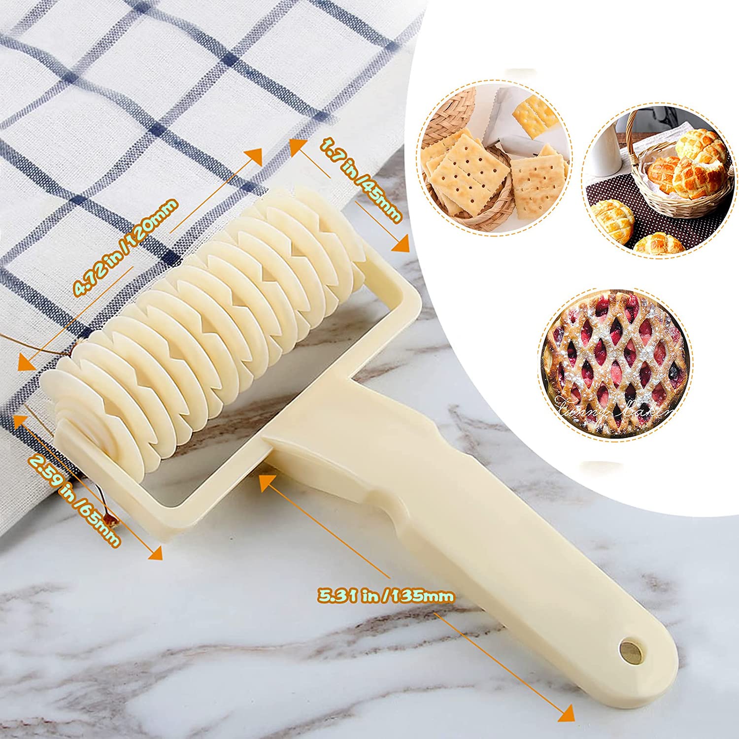 Rotella Tagliapasta, Rotella Professionale per Pasta con Rullo
