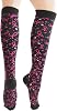 Breast Cancer Awareness Socks,Women's Pink High Sock,Breast Cancer Gifts for Women,Pink Ribbon Print Sockings
