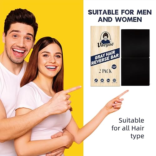 Miniatura 4 de 2 barras inversas de cabello gris para restaurar el color del cabello, champú y acondicionador, jabón 2 en 1 para cabello más fuerte y suave, jabón