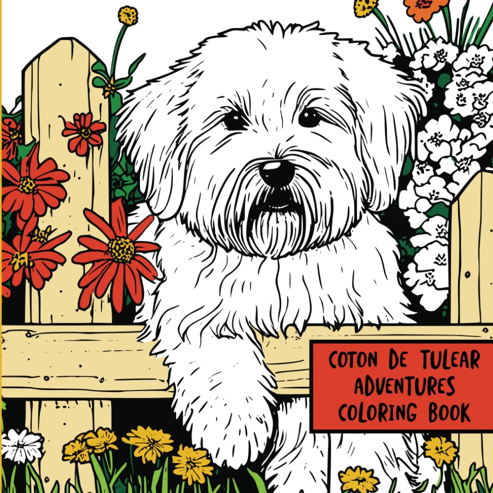 Coton de Tulear Adventures: Coloring Book
