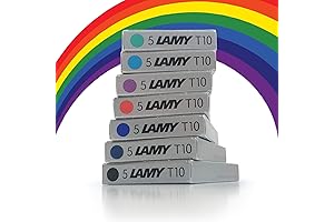 LAMY Ink T10 Assorted Colour Pack Fountain Pen Ink Cartridges Refills