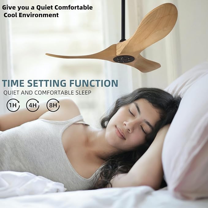 Ventilador de Techo 36 Pulgadas Sin Luz 3 Aspas Control Remo miniatura 7