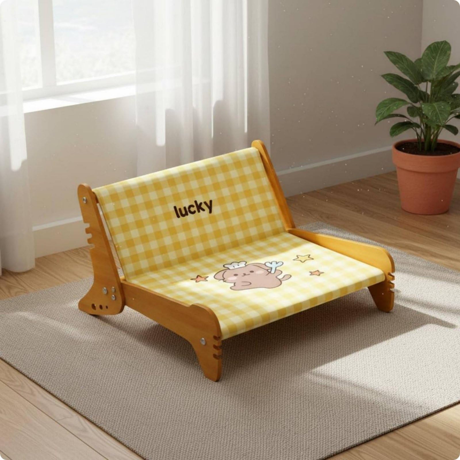 Mascotas Rascador Cómodo para Perros Pequeños, Salón, 63.5 49 36cm, Estilo Tres