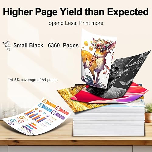 Miniatura 3 de Miss Deer Cartuchos de tinta compatibles 281 negros de repuesto para Canon CLI-281XXL CLI281 XXL BK para impresora Pixma TR8520 TR8620 TS6120 TR7520