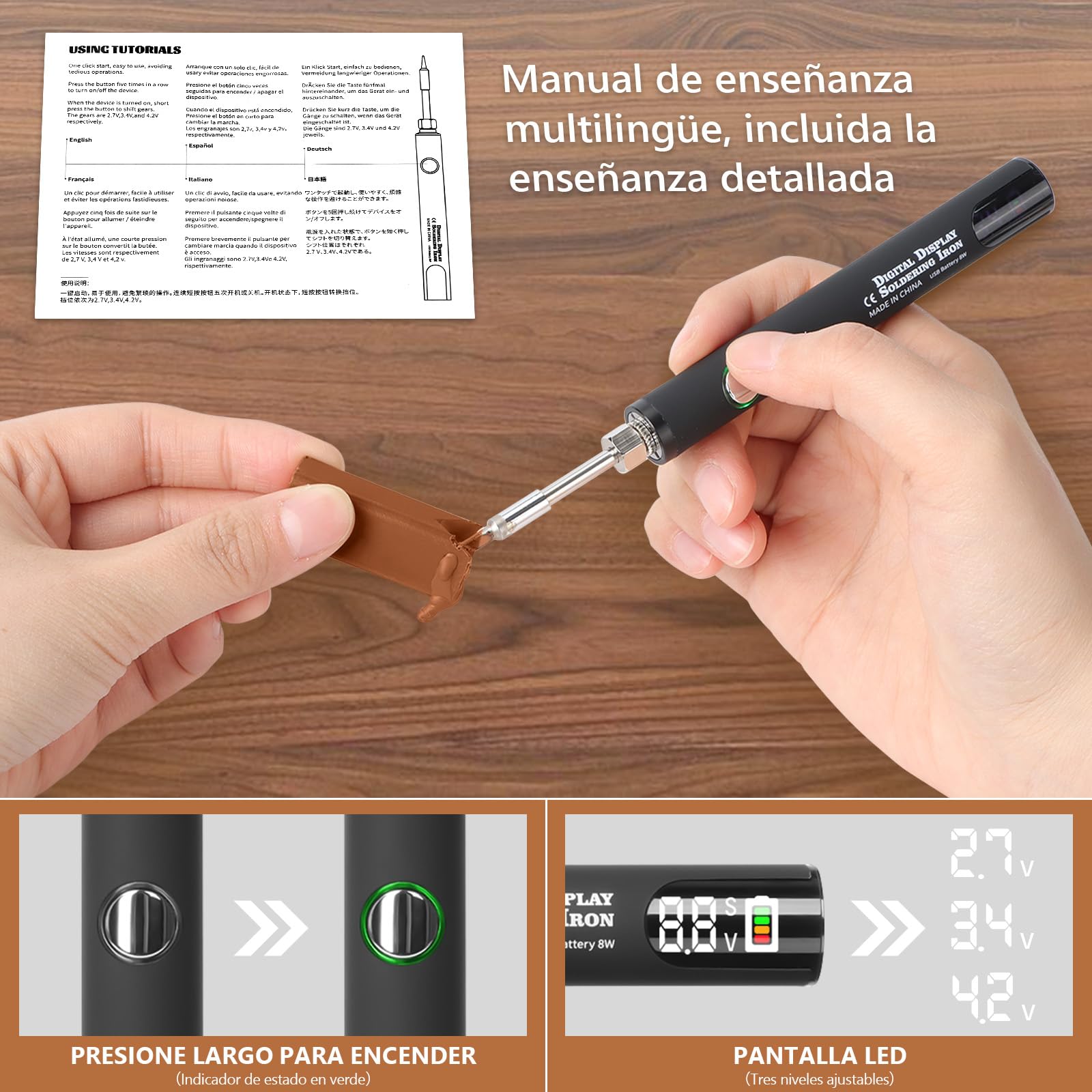Herenear Kit de Reparación de Laminado, 22 Piezas Kit de Reparación de Madera Masilla, 12 Colores Cera Reparación Madera, Reparación Grietas, Arañazos, Agujeros