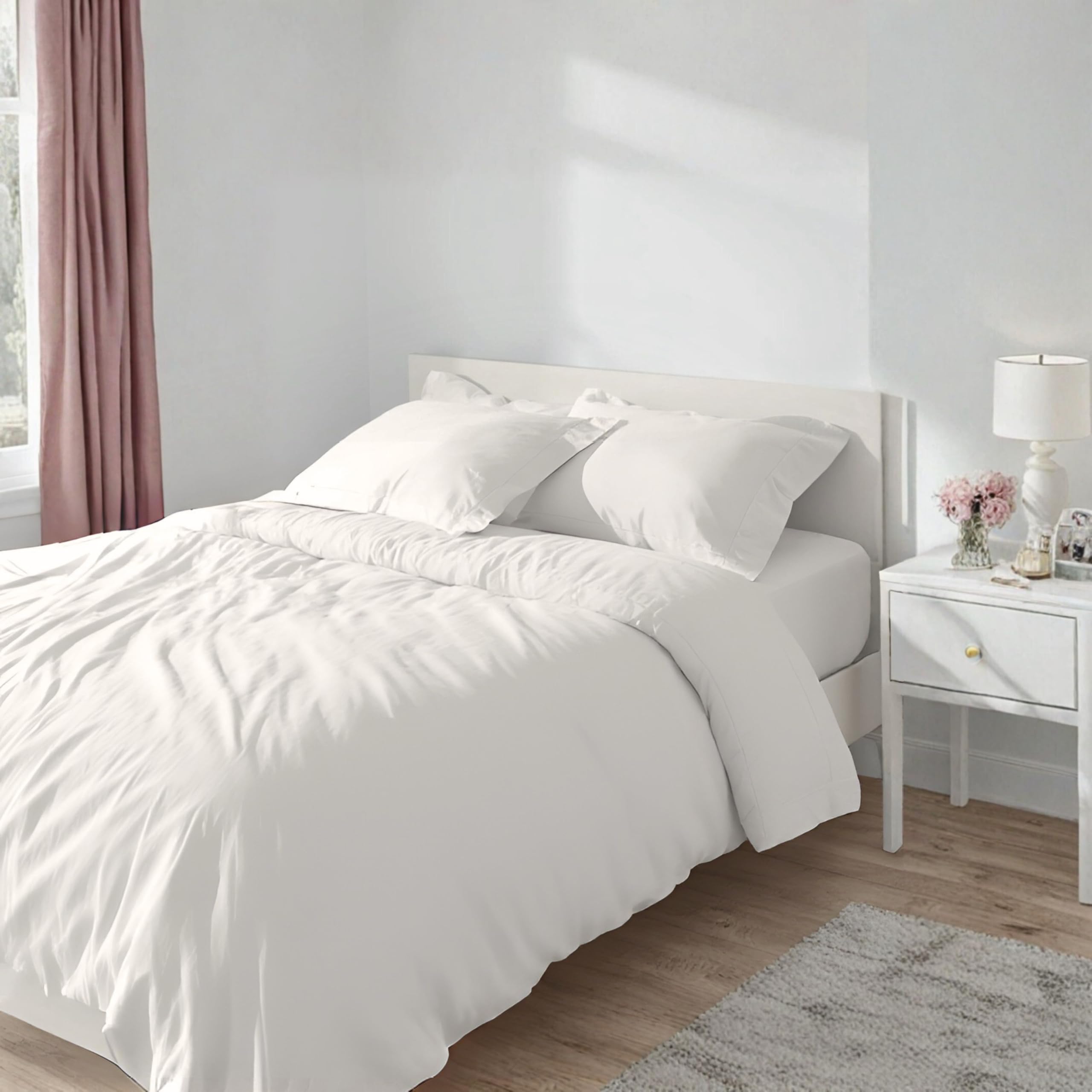 Housse de couette 100% coton HOME PRIDES, parure de lit double pour des matins radieux