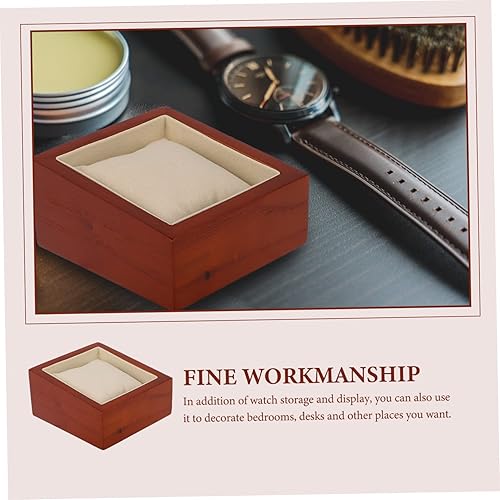 Miniatura 2 de Watch Display Box Bracelet Wood Tray Ring Bracelet Vintage Watches for Men Propose Bracelet for Men Wooden Trays Mens Jewelry Tray Wooden Watch