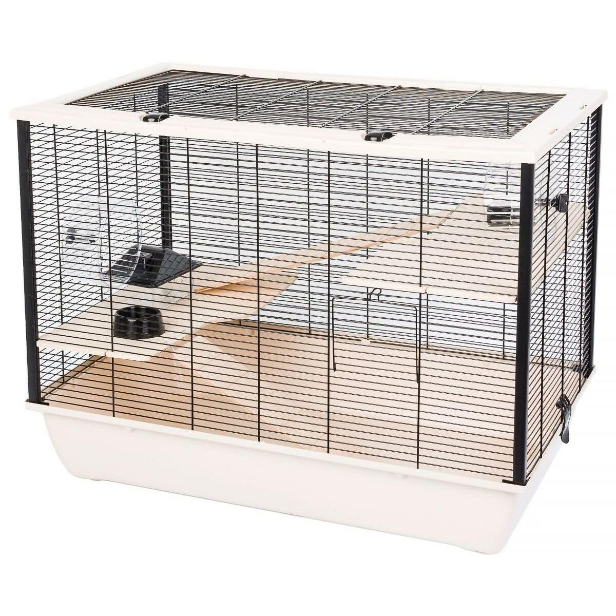 INTER-ZOO Käfig aus Holz, Metall, Kunststoff, 27 x 58 x 48 cm, Marke: INTER-ZOO - EAN: 5907600701281