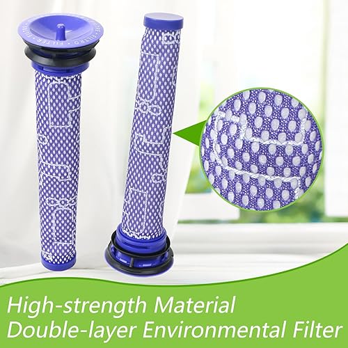 Miniatura 2 de Paquete de 3 repuestos para aspiradoras inalámbricas DC58 DC59 V6 V7 V8, filtros lavables de repuesto para la parte 965661-01