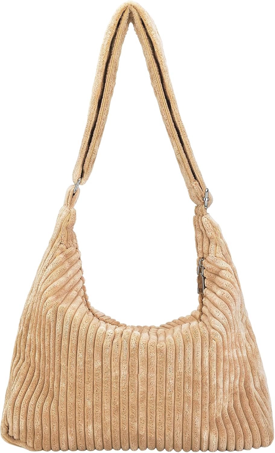 Ulisty Women Corduroy Hobo Bag Adjustable Strap Shoulder Bag Crossbody Bag Casual Purse Tote Bag Handbag